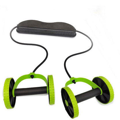 Ab roller wheel workout tool for core and full body workout, designed to sculpt and strengthen abs and upper body.