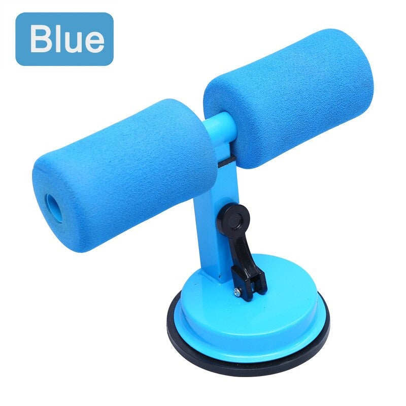 Sit-Up Suction Bar for Core Training in blue color for effective home workouts.