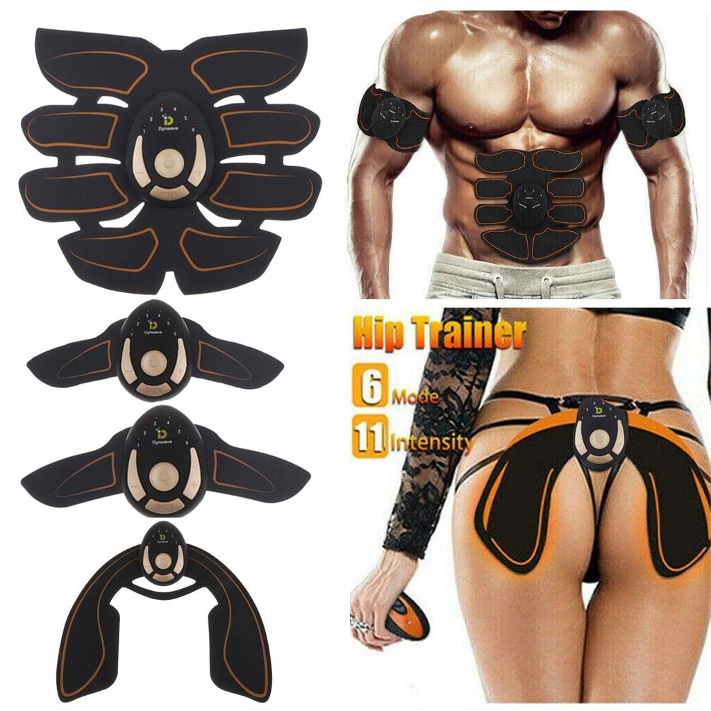 Image of EMS Abdominal Muscle Stimulator and Hip Trainer for muscle toning and strengthening.