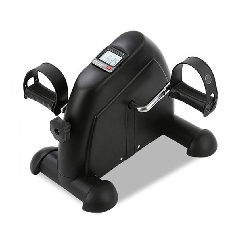 Mini LCD Indoor Cycle Pedal Exerciser with adjustable resistance for light workouts and rehab.