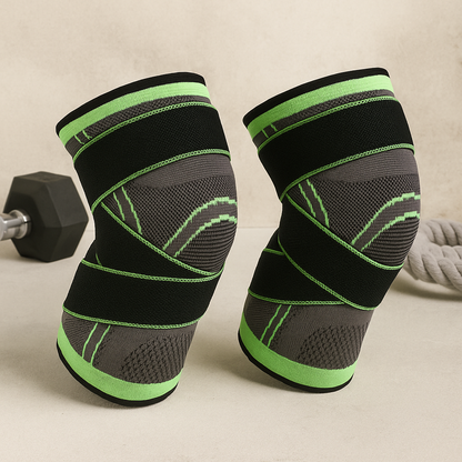 Adjustable Knee Compression Sleeves designed for joint support and performance enhancement.