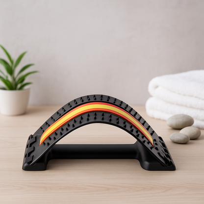 Back Pain Relief Massage Stretcher for improving posture and relieving back pain in just 10 minutes a day.