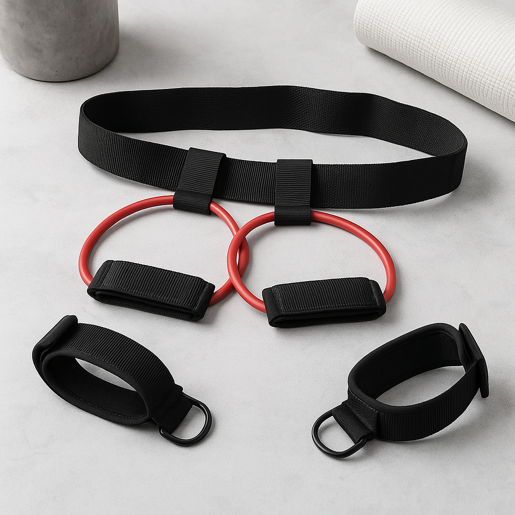 Booty Resistance Bands Set for effective glute, abs, and leg workouts at home.