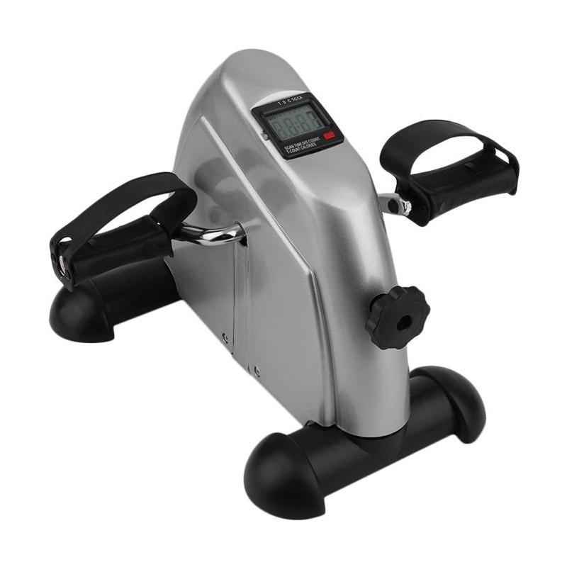 Mini LCD Indoor Cycle Pedal Exerciser with adjustable resistance for rehab and light exercise.