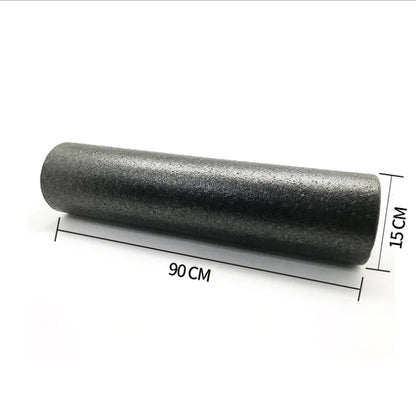 Yoga Foam Roller - Fitness Equipment with dimensions 90 cm by 15 cm for muscle relief and flexibility training.